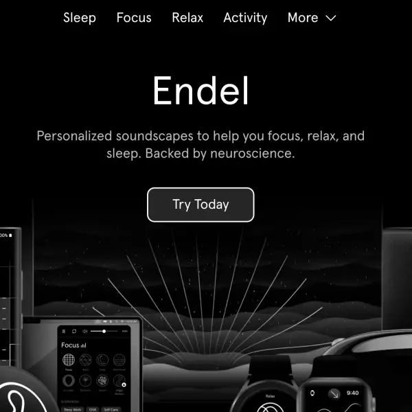 Endel - Focus, Relax and Sleep