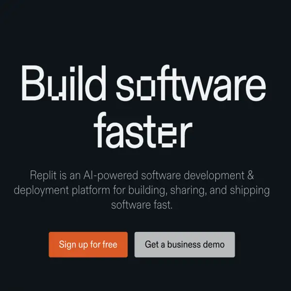 Replit – Build software faster