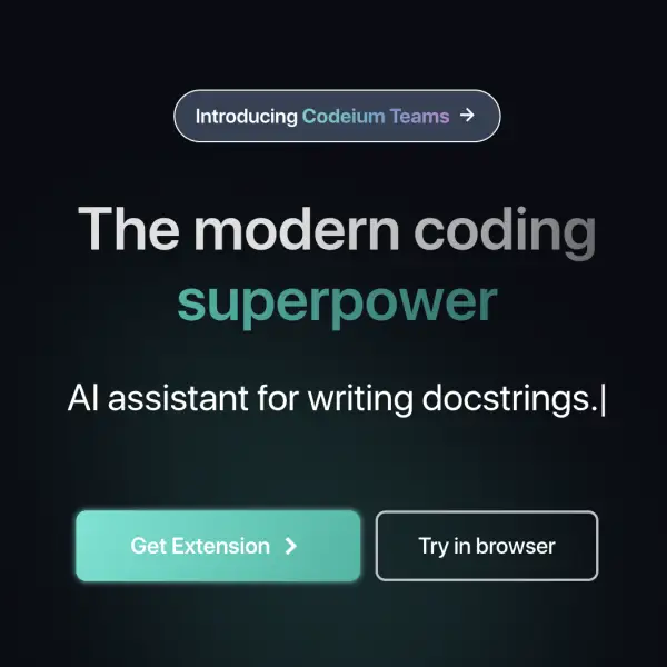 Codeium · Free AI Code Completion & Chat