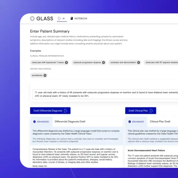 Glass | AI-powered clinical decision support